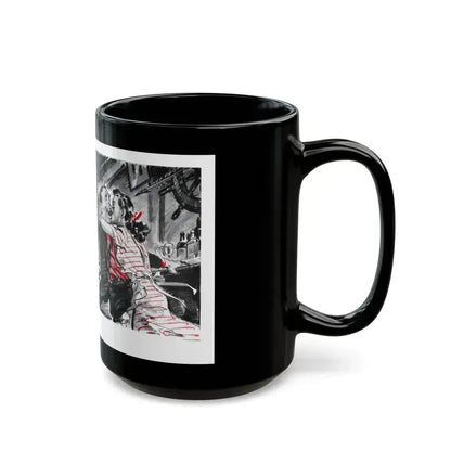 Dangerous Legacy, Liberty magazine, July 19, 1947 - Black Coffee Mug - Go Mug Yourself