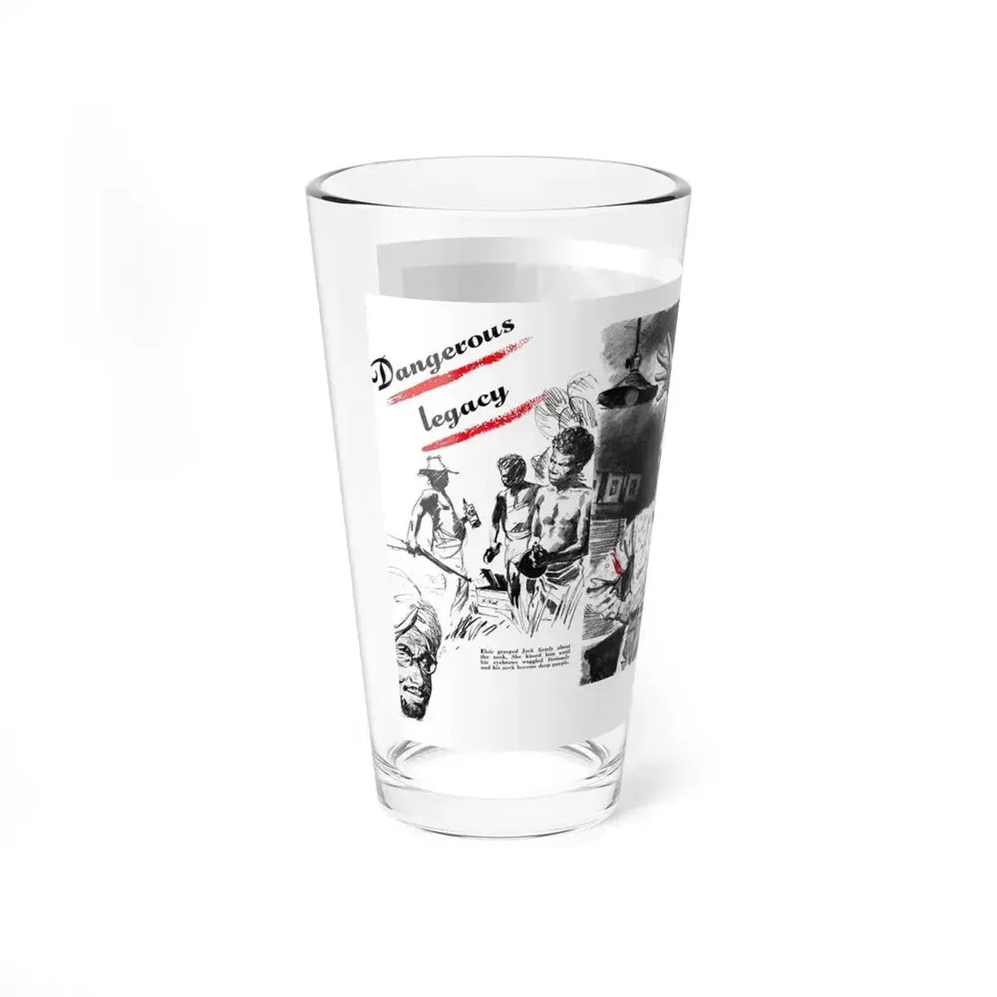 Dangerous Legacy, Liberty magazine, July 19, 1947 - Pint Glass 16oz - Go Mug Yourself