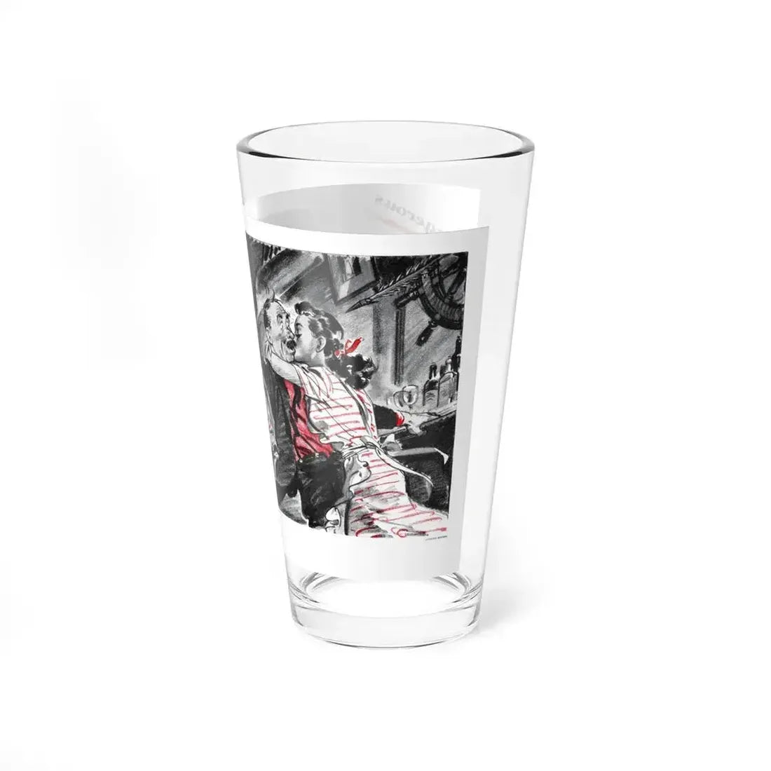 Dangerous Legacy, Liberty magazine, July 19, 1947 - Pint Glass 16oz - Go Mug Yourself
