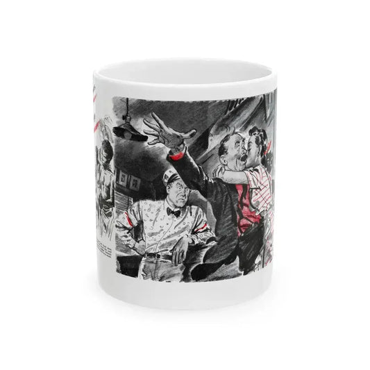 Dangerous Legacy, Liberty magazine, July 19, 1947 - White Coffee Mug 11oz - Go Mug Yourself
