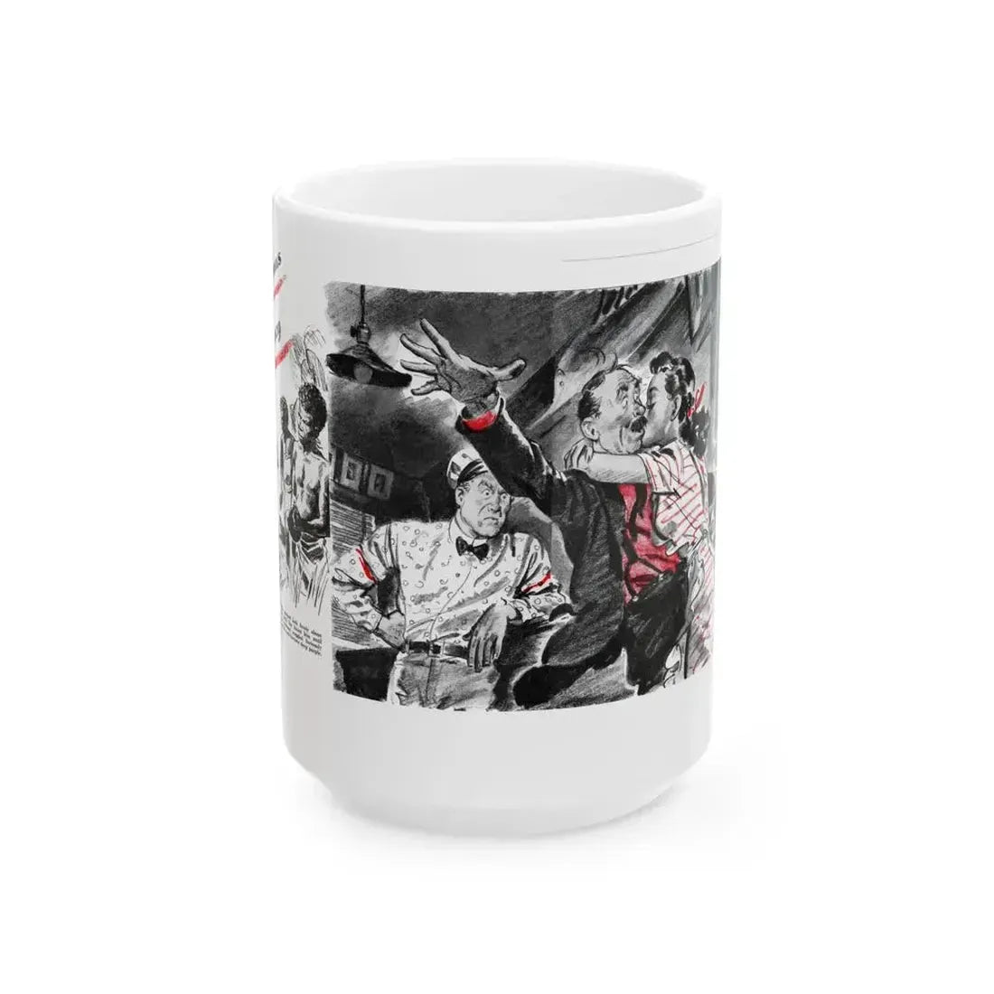 Dangerous Legacy, Liberty magazine, July 19, 1947 - White Coffee Mug 15oz - Go Mug Yourself