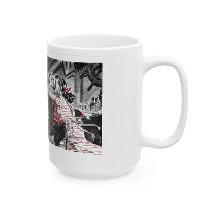 Dangerous Legacy, Liberty magazine, July 19, 1947 - White Coffee Mug - Go Mug Yourself