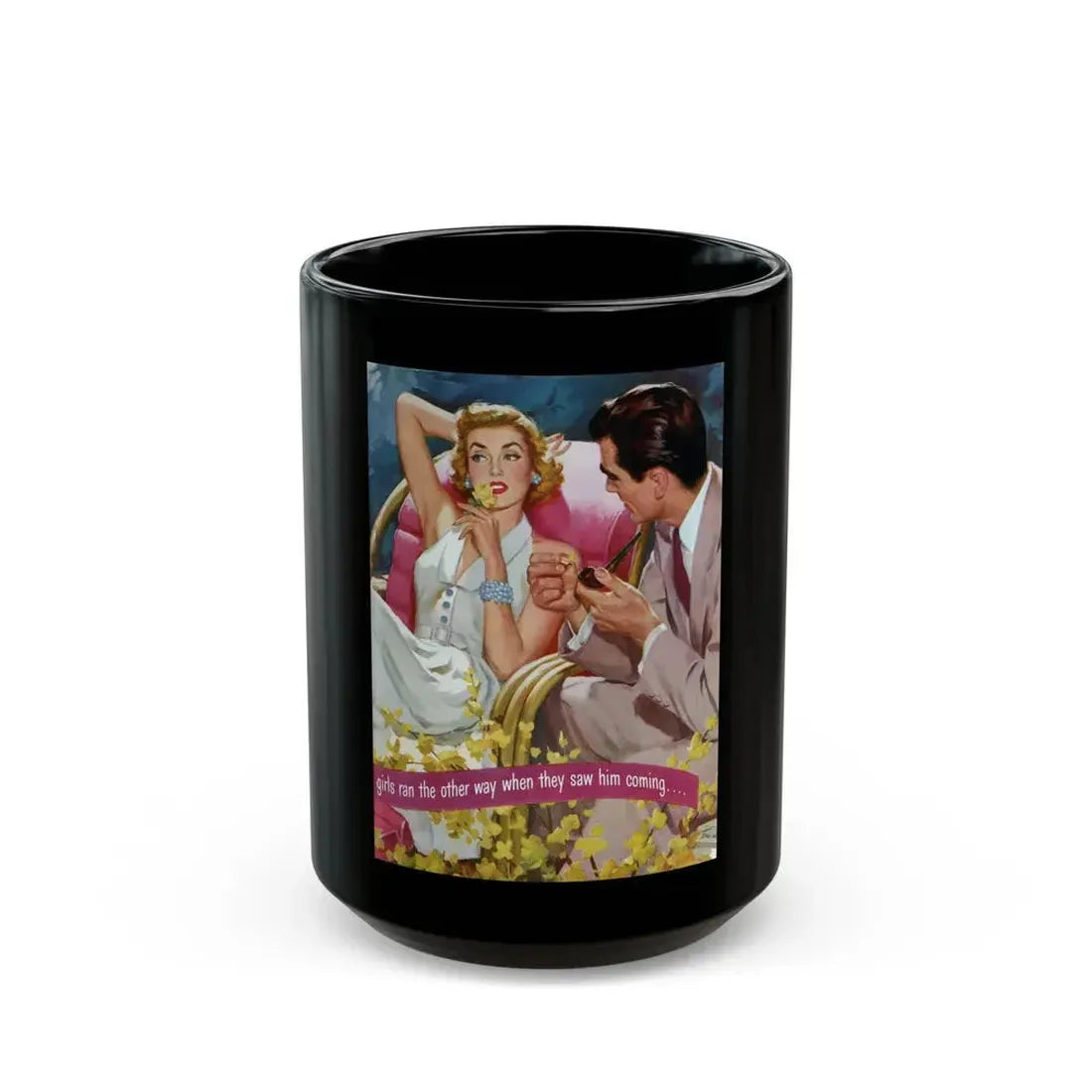 Dangerous Male Ahead!, Ladies' Home Journal, November 1951 - Black Coffee Mug 15oz - Go Mug Yourself