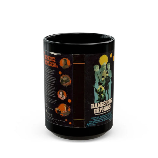 DANGEROUS ORPHANS (VHS COVER) - Black Coffee Mug-15oz-Go Mug Yourself