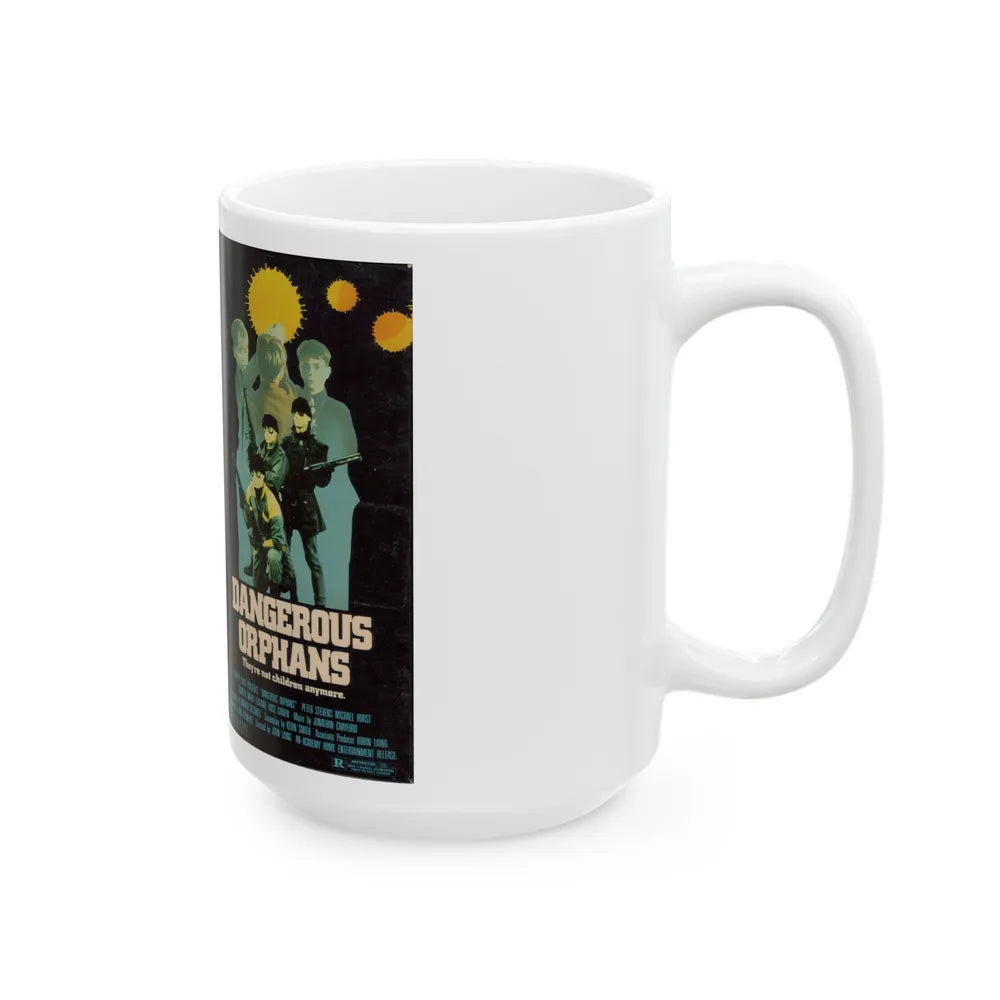 DANGEROUS ORPHANS (VHS COVER) - White Coffee Mug-Go Mug Yourself