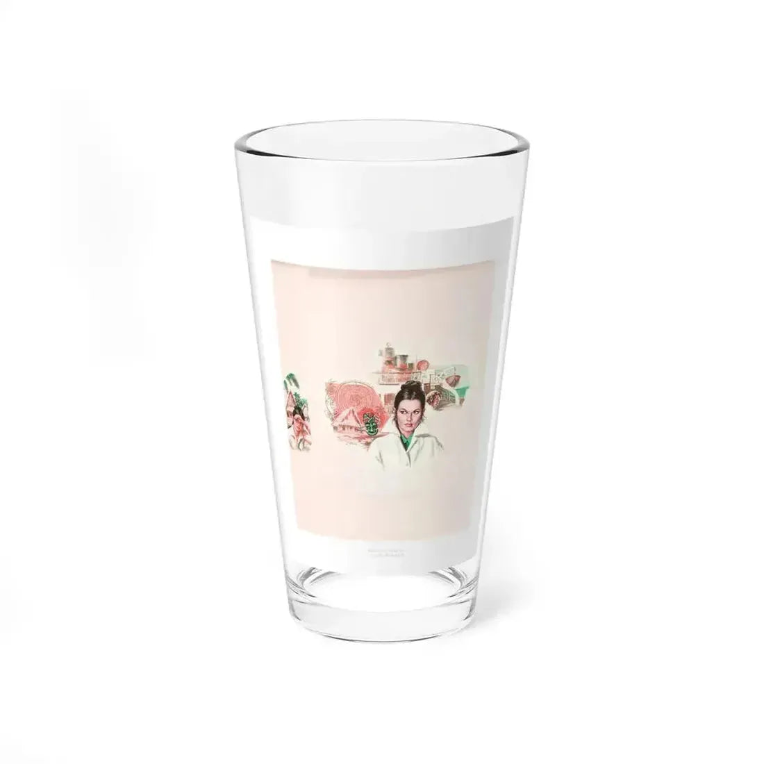 Dangerous Paradise (Avalon Books, Bouregy & Curl Publ., 1975) - Pint Glass 16oz 16oz - Go Mug Yourself