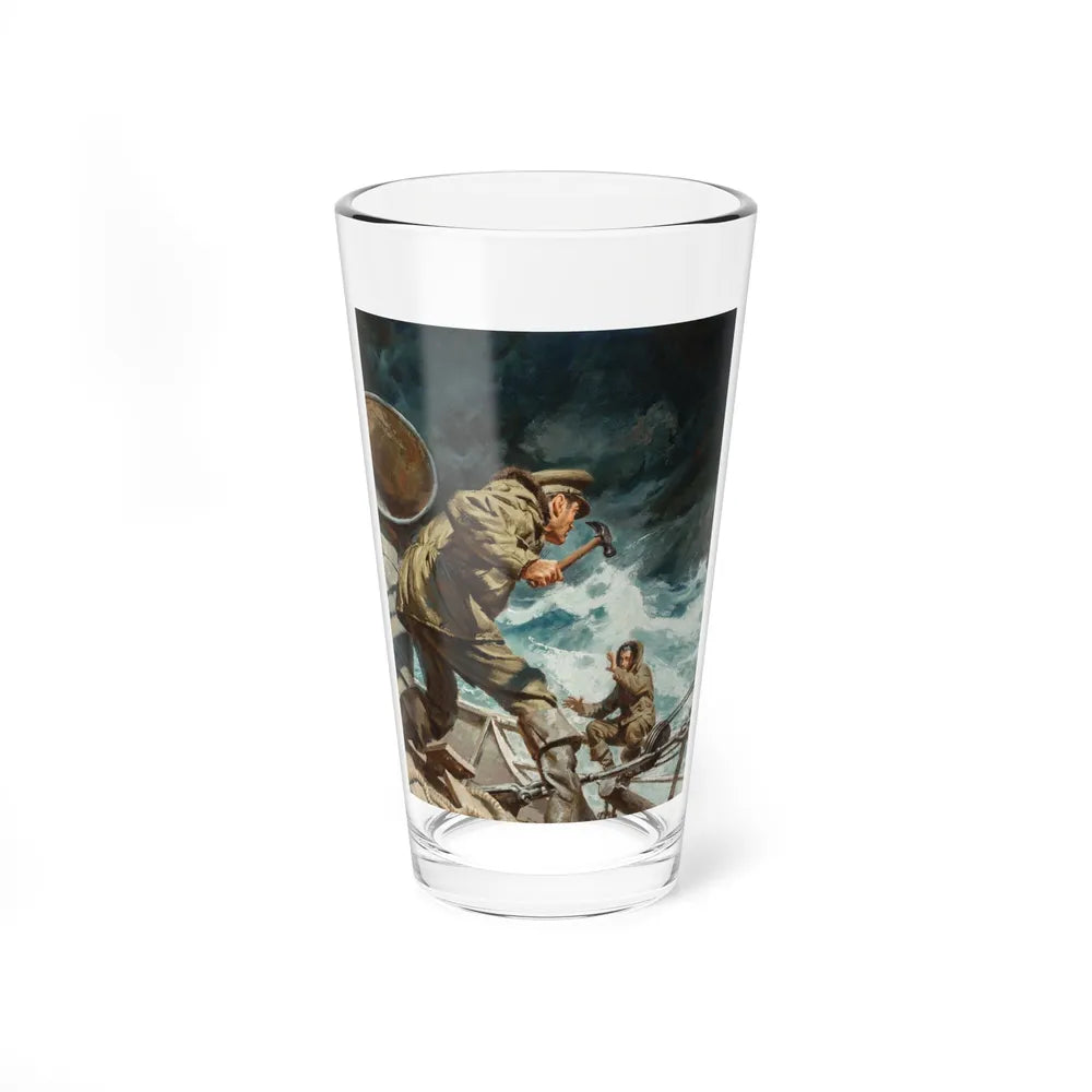 Dangerous Voyage, paperback cover, 1953 (Attributed to Frank McCarthy) - Pint Glass 16oz-16oz-Go Mug Yourself