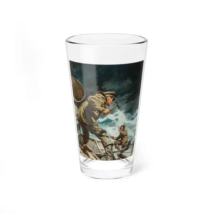 Dangerous Voyage, paperback cover, 1953 (Attributed to Frank McCarthy) - Pint Glass 16oz 16oz - Go Mug Yourself