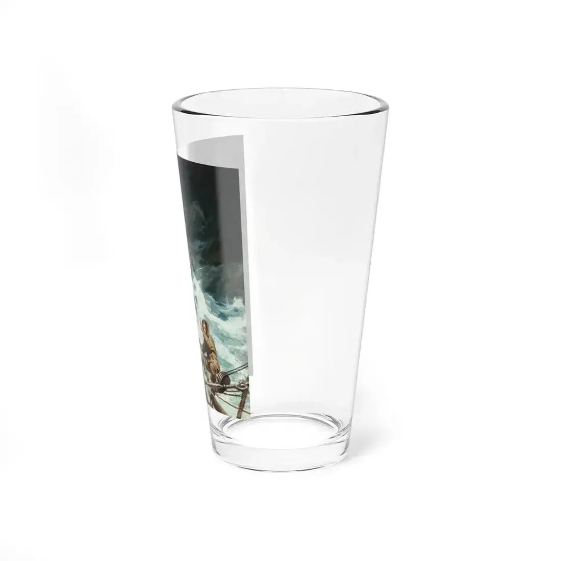 Dangerous Voyage, paperback cover, 1953 (Attributed to Frank McCarthy) - Pint Glass 16oz - Go Mug Yourself