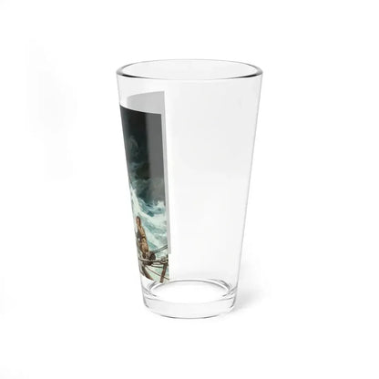 Dangerous Voyage, paperback cover, 1953 (Attributed to Frank McCarthy) - Pint Glass 16oz - Go Mug Yourself