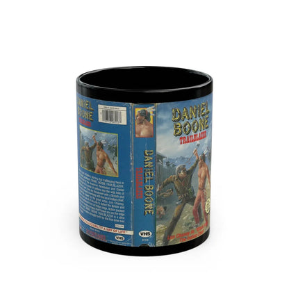 DANIEL BOONE TRAILBAZER (VHS COVER) - Black Coffee Mug-11oz-Go Mug Yourself