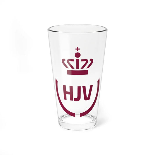 Danish Home Guard logo (Denmark) (Coat of Arms) Pint Glass 16oz 16oz - Go Mug Yourself