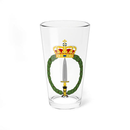 Danish SOKOM logo (Denmark) (Coat of Arms) Pint Glass 16oz 16oz - Go Mug Yourself