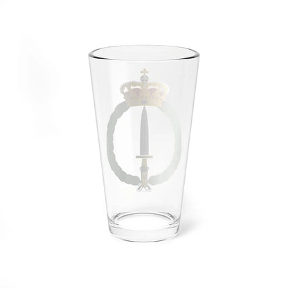 Danish SOKOM logo (Denmark) (Coat of Arms) Pint Glass 16oz - Go Mug Yourself
