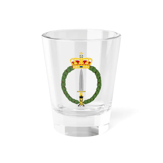 Danish SOKOM logo (Denmark) (Coat of Arms) Shot Glass 1.5oz 1.5oz - Go Mug Yourself
