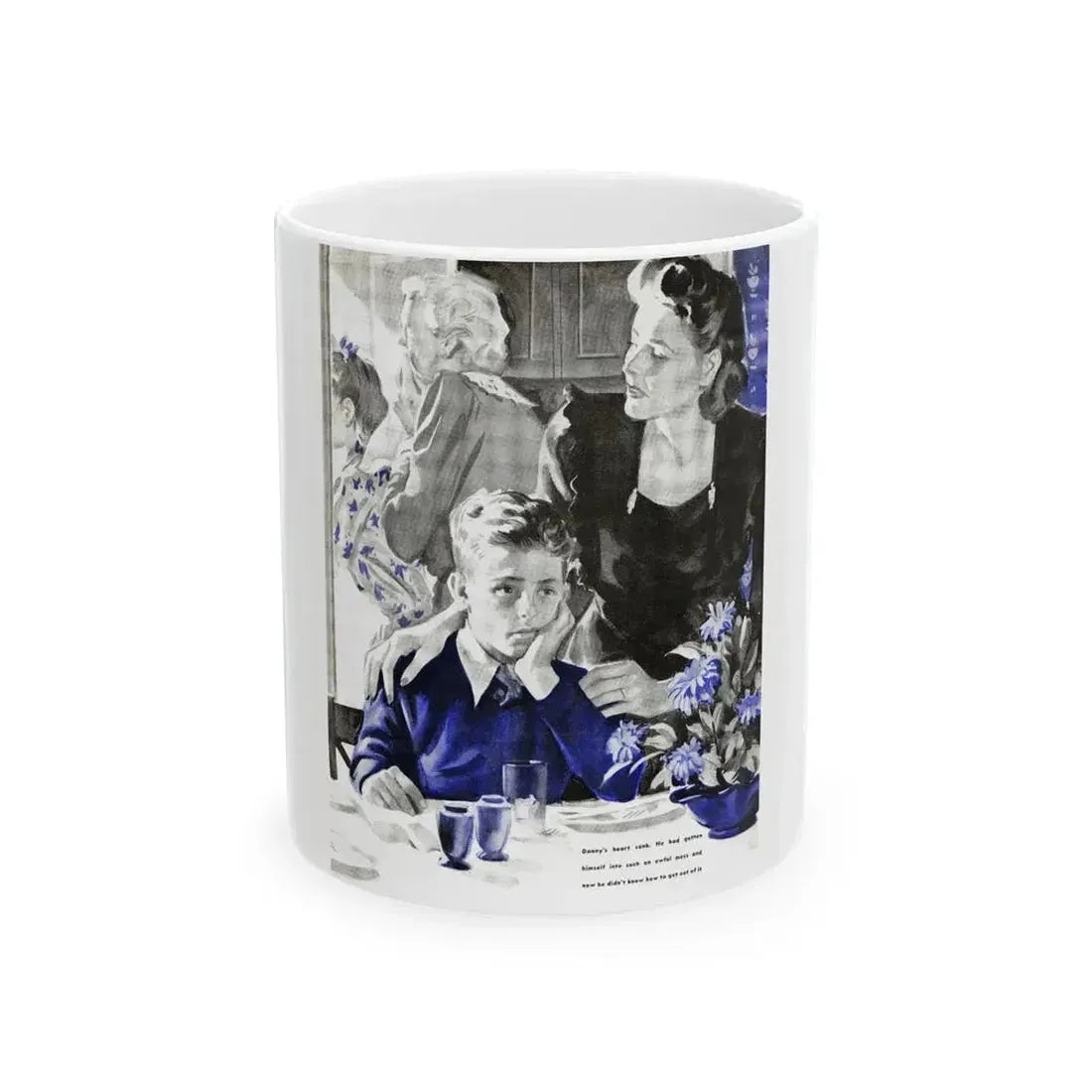 Danny, Woman's Day, December 1941 - White Coffee Mug 11oz - Go Mug Yourself