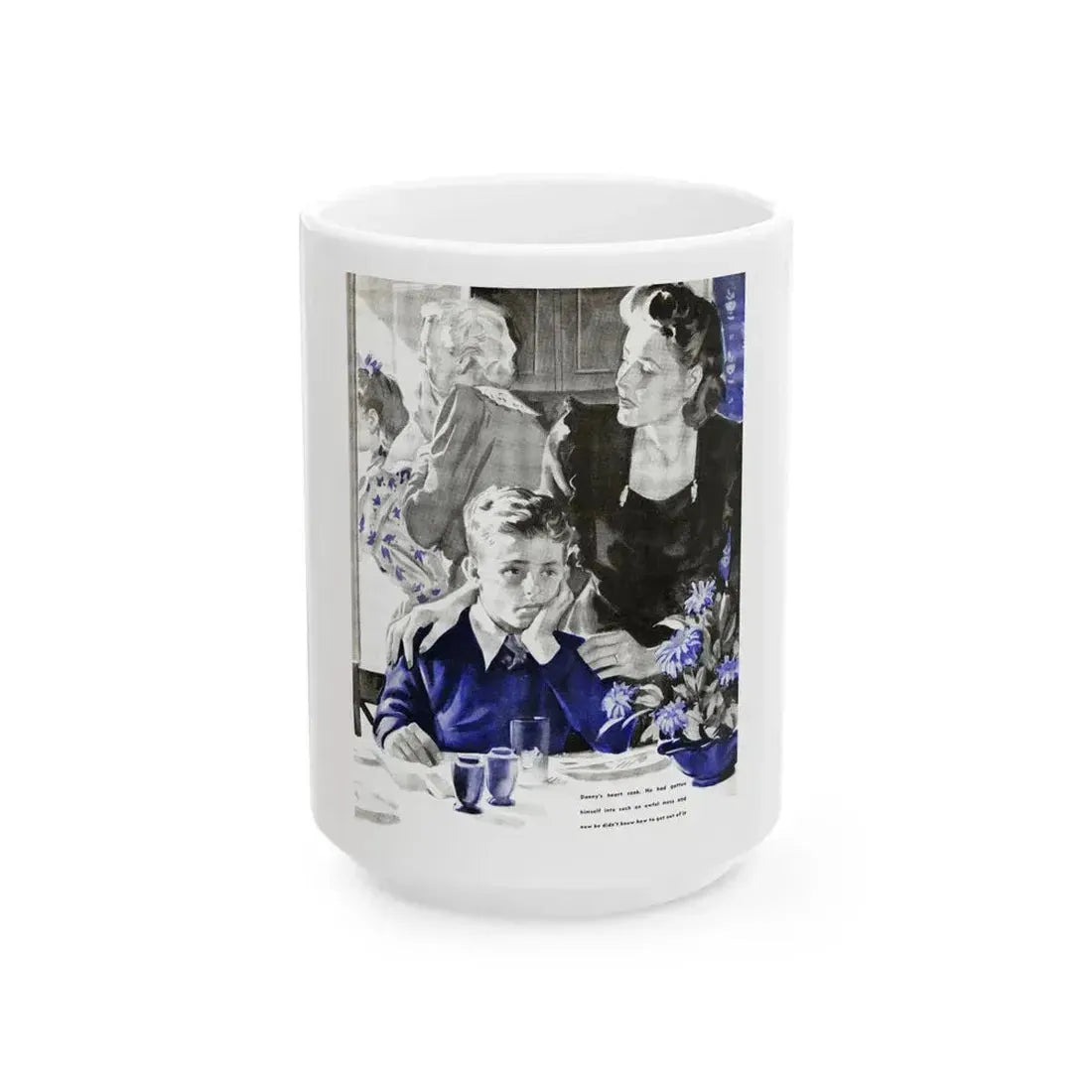 Danny, Woman's Day, December 1941 - White Coffee Mug 15oz - Go Mug Yourself