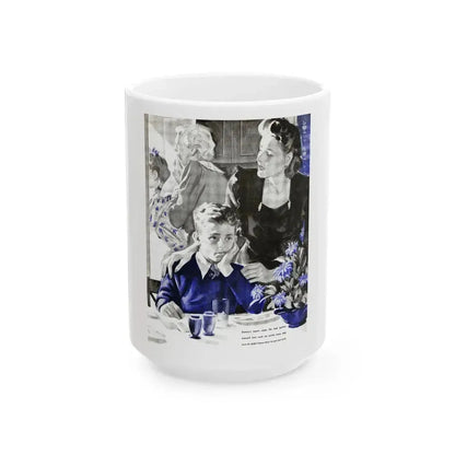 Danny, Woman's Day, December 1941 - White Coffee Mug 15oz - Go Mug Yourself