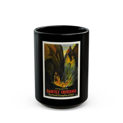 DANTE'S INFERNO (2) 1921 Movie Poster - Black Coffee Mug 15oz - Go Mug Yourself