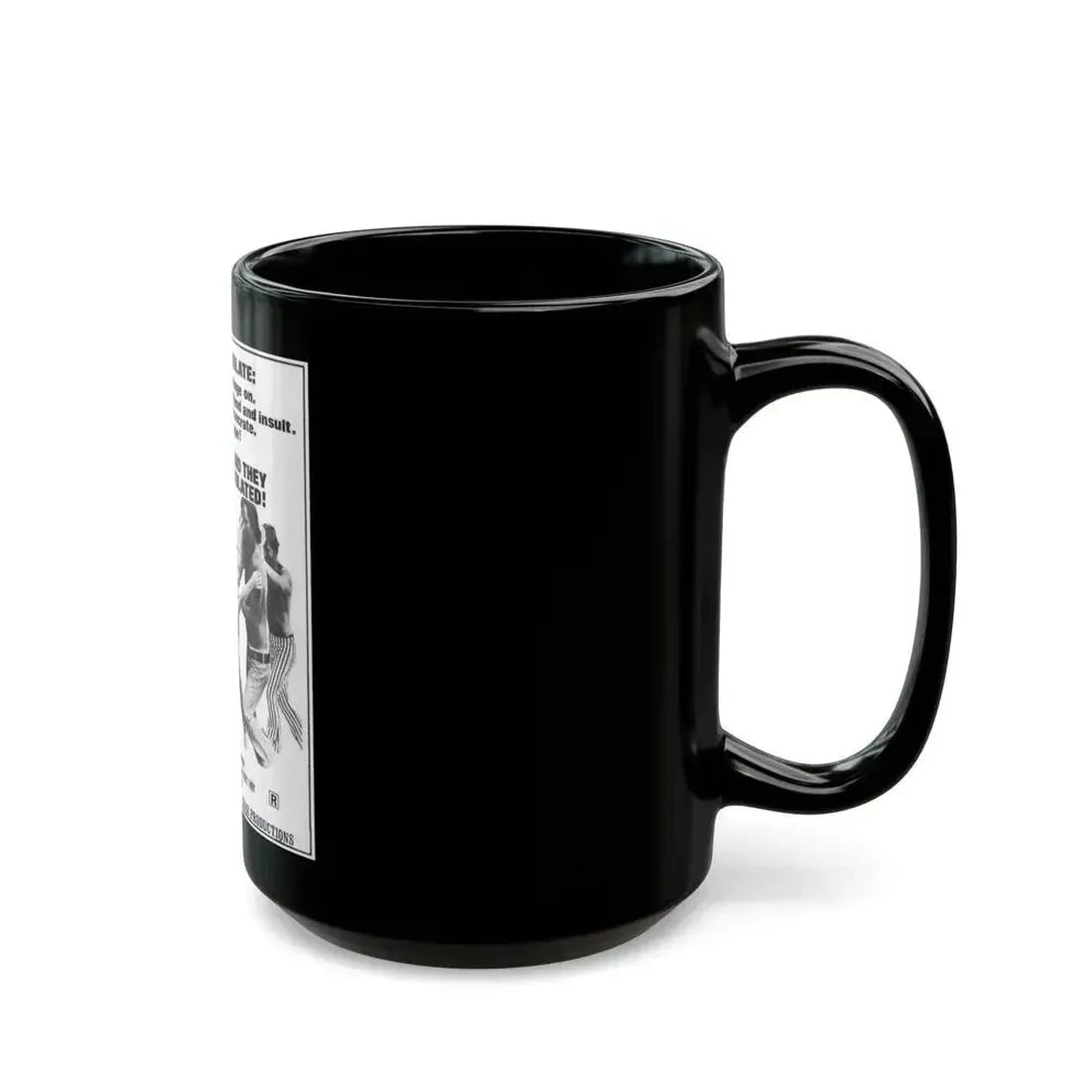 DARE THE DEVIL 1969 Movie Poster - Black Coffee Mug - Go Mug Yourself