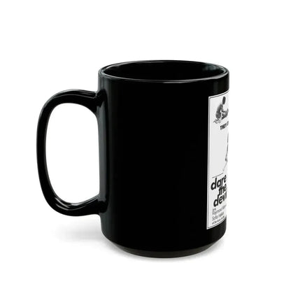 DARE THE DEVIL 1969 Movie Poster - Black Coffee Mug - Go Mug Yourself