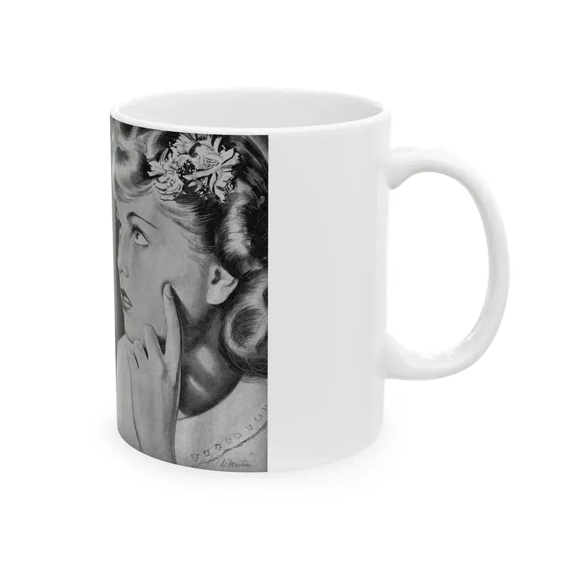 Dare To Be Different, Calling All Girls, January 1946 - White Coffee Mug - Go Mug Yourself