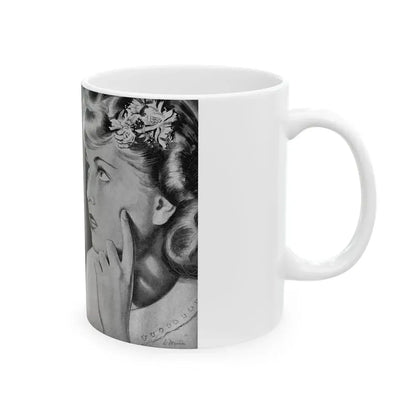 Dare To Be Different, Calling All Girls, January 1946 - White Coffee Mug - Go Mug Yourself
