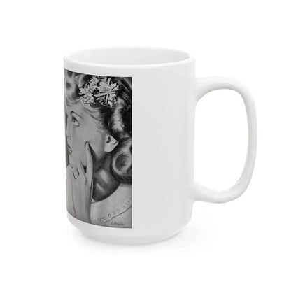 Dare To Be Different, Calling All Girls, January 1946 - White Coffee Mug - Go Mug Yourself