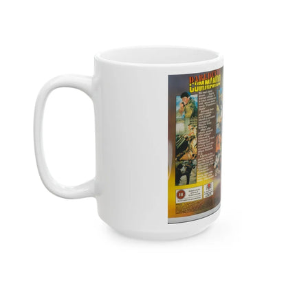 DAREDEVIL COMMANDO (VHS COVER) - White Coffee Mug-Go Mug Yourself