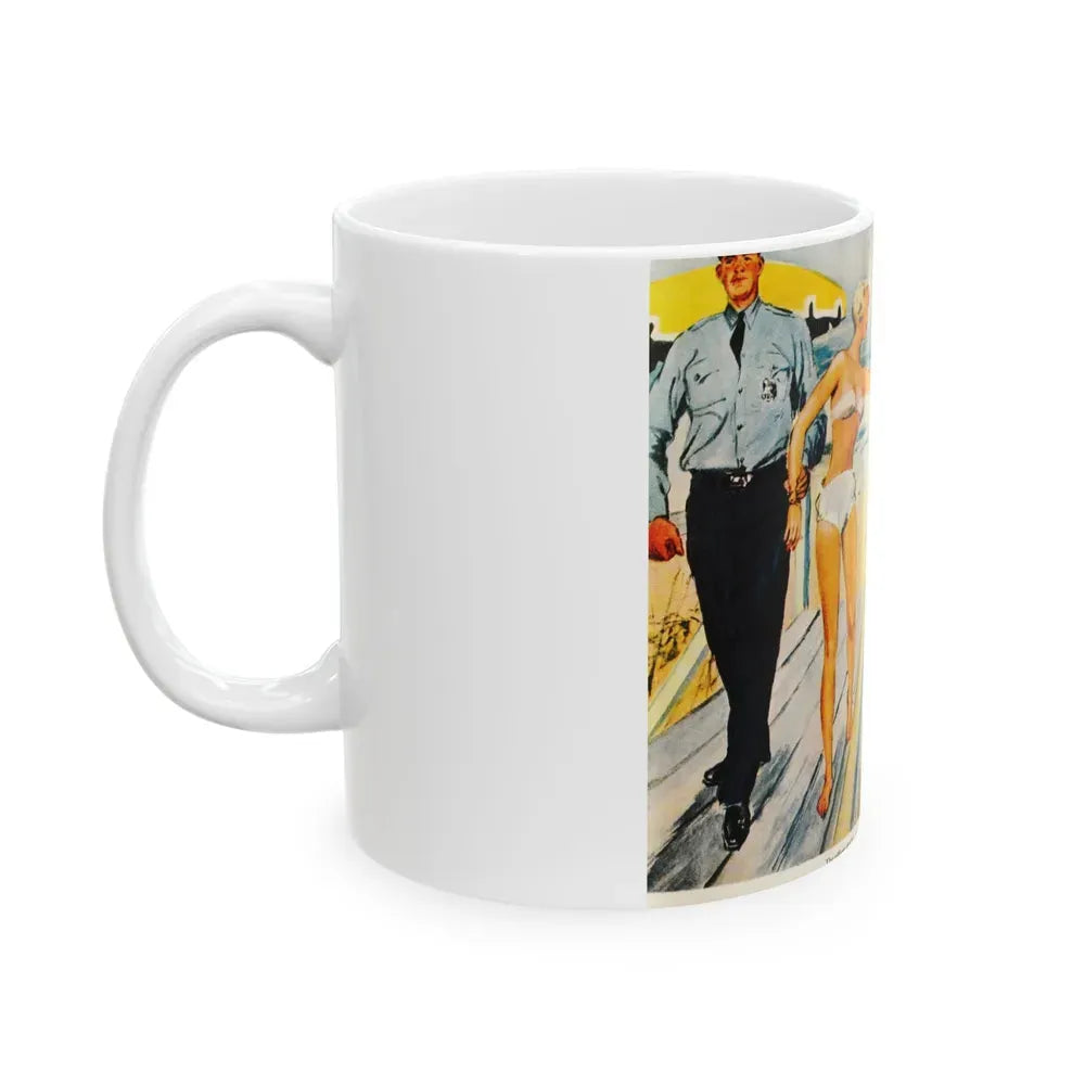 Daring Bikini, 1949 - White Coffee Mug - Go Mug Yourself