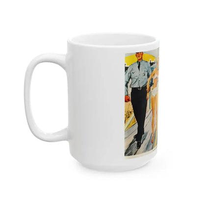 Daring Bikini, 1949 - White Coffee Mug - Go Mug Yourself