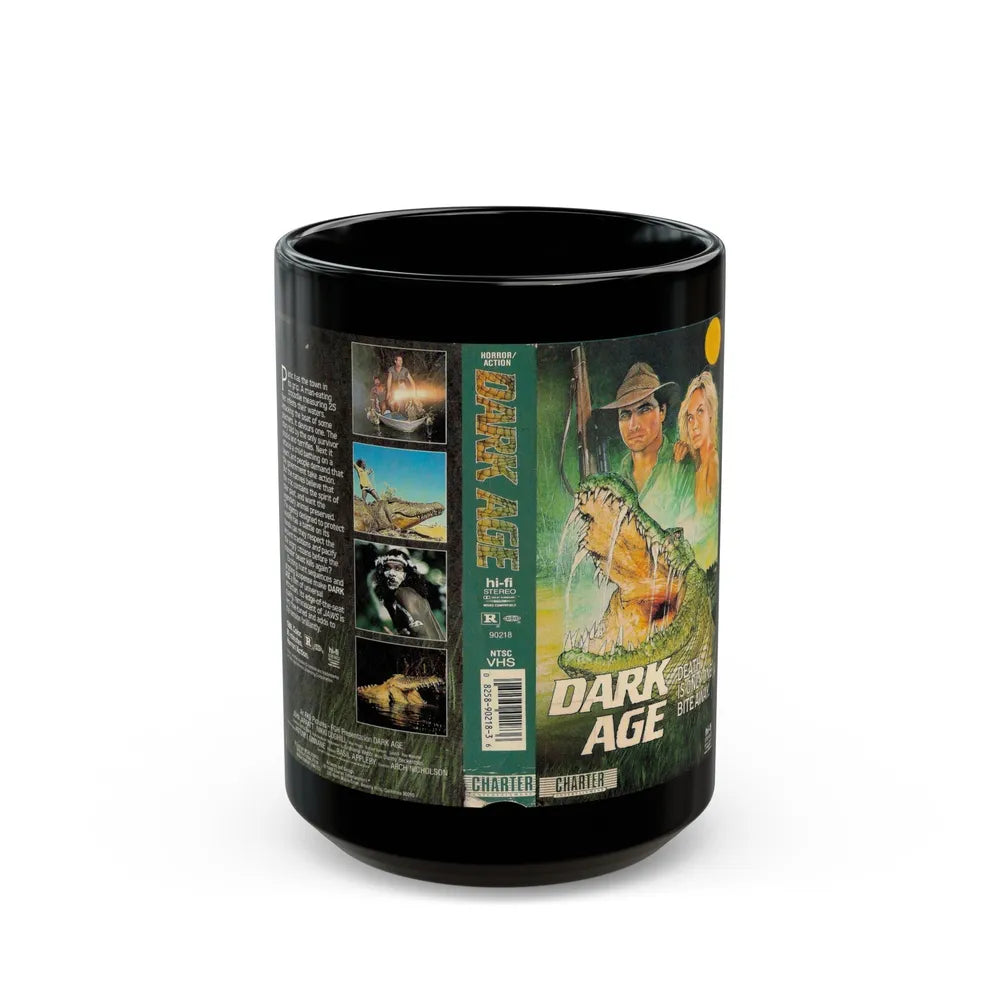 DARK AGE (VHS COVER) - Black Coffee Mug-15oz-Go Mug Yourself