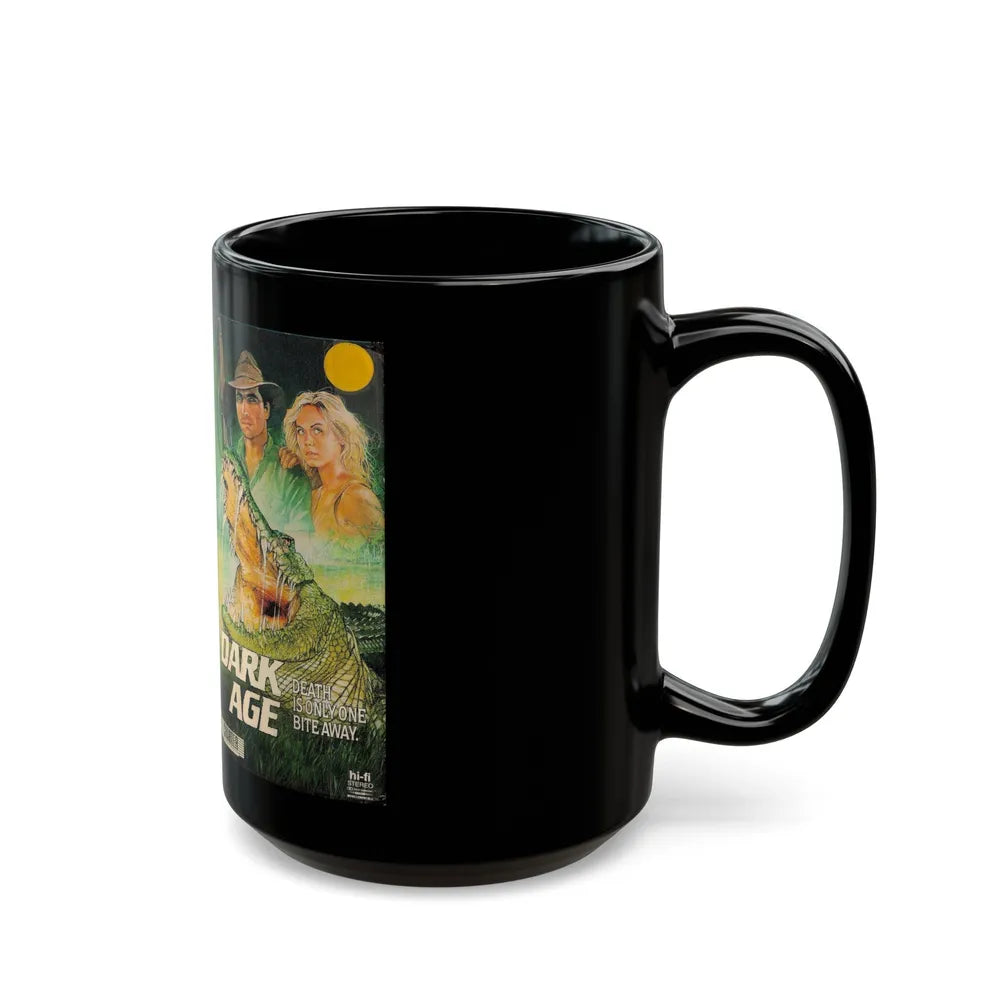 DARK AGE (VHS COVER) - Black Coffee Mug-Go Mug Yourself