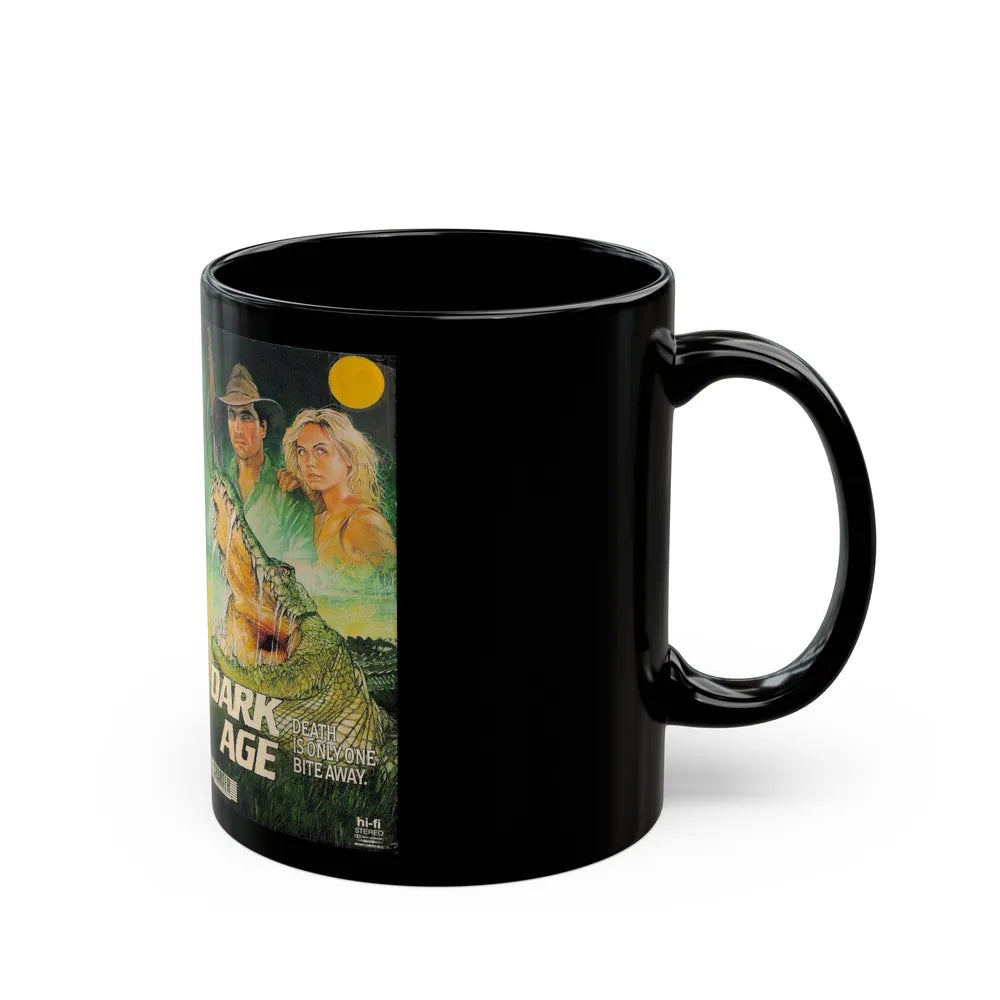 DARK AGE (VHS COVER) - Black Coffee Mug-Go Mug Yourself