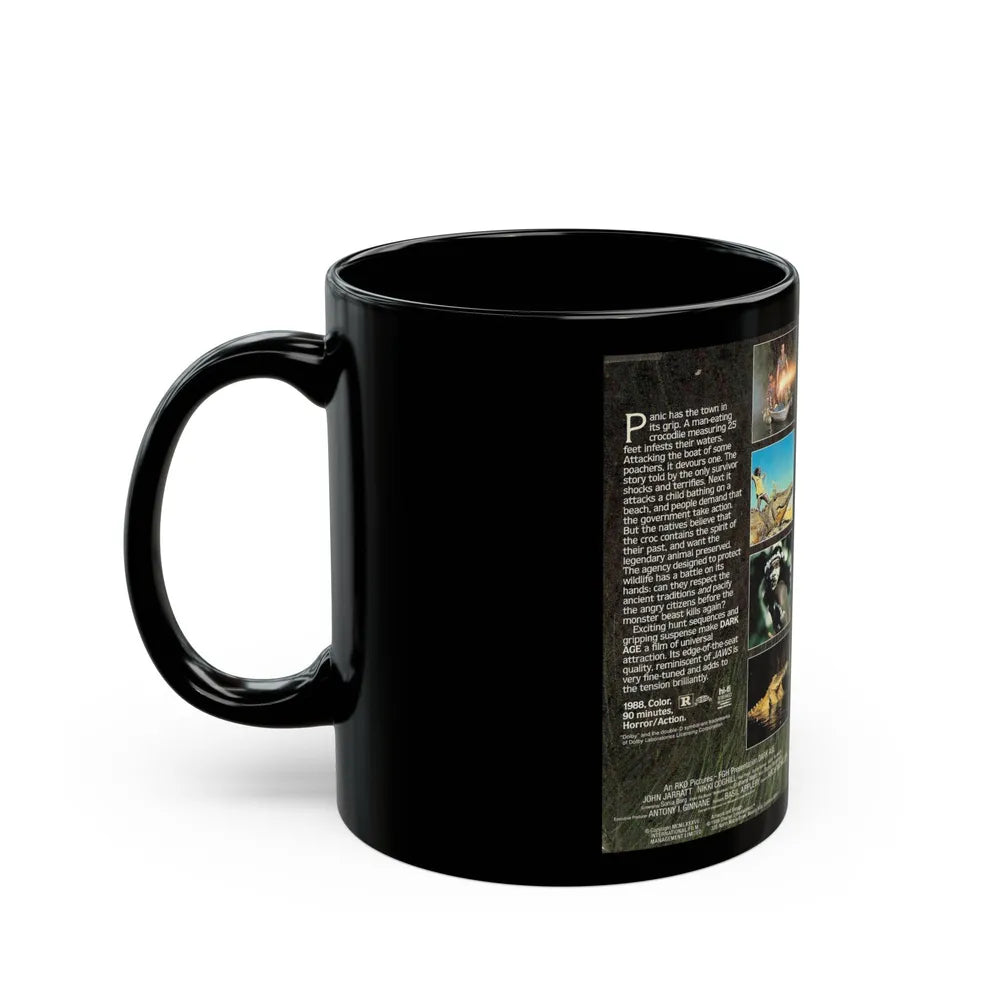 DARK AGE (VHS COVER) - Black Coffee Mug-Go Mug Yourself