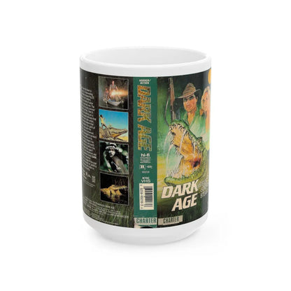 DARK AGE (VHS COVER) - White Coffee Mug-15oz-Go Mug Yourself