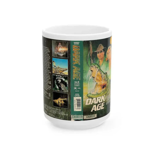 DARK AGE (VHS COVER) - White Coffee Mug 15oz - Go Mug Yourself