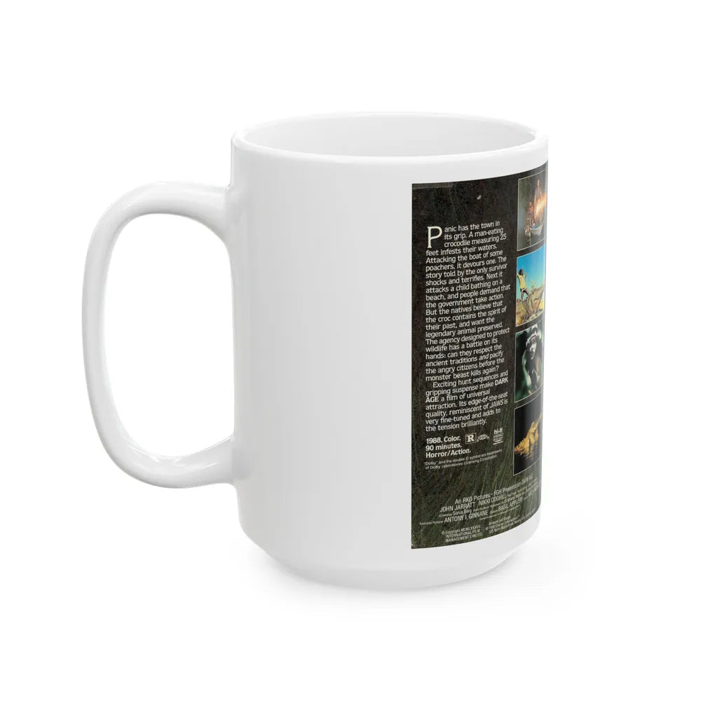 DARK AGE (VHS COVER) - White Coffee Mug-Go Mug Yourself