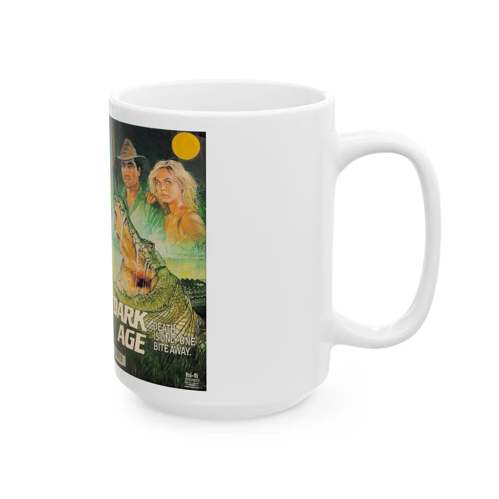 DARK AGE (VHS COVER) - White Coffee Mug-Go Mug Yourself