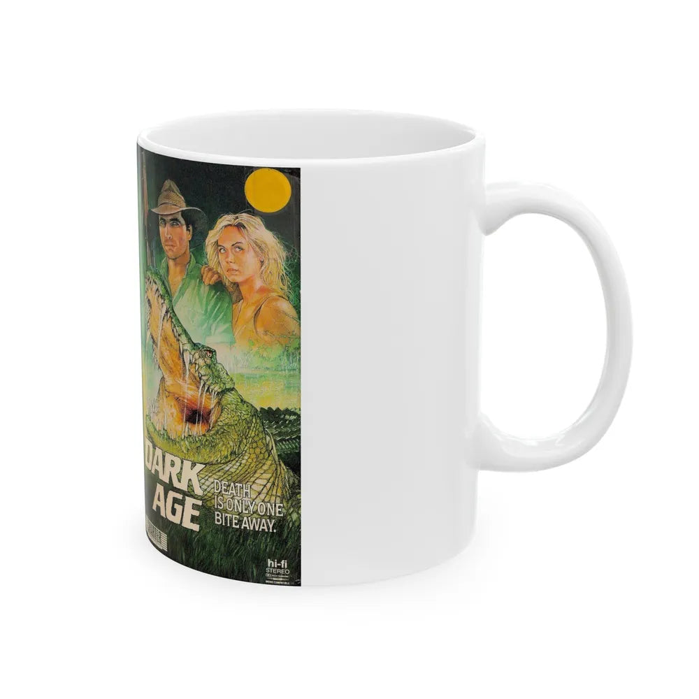 DARK AGE (VHS COVER) - White Coffee Mug-Go Mug Yourself