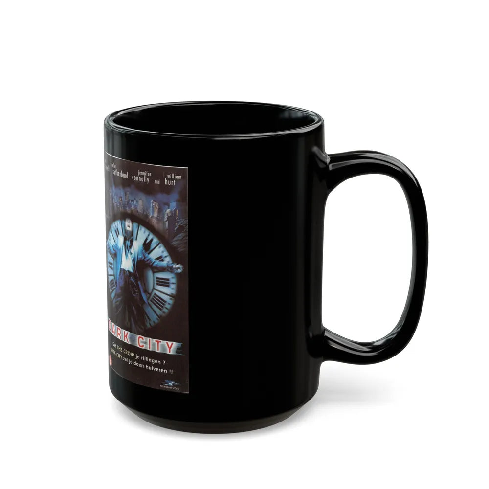 DARK CITY (VHS COVER) - Black Coffee Mug-Go Mug Yourself