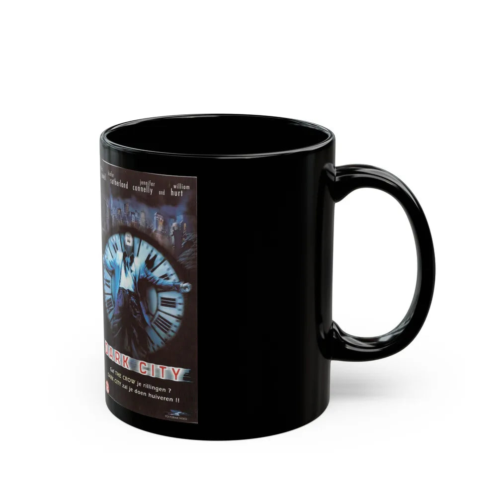 DARK CITY (VHS COVER) - Black Coffee Mug-Go Mug Yourself