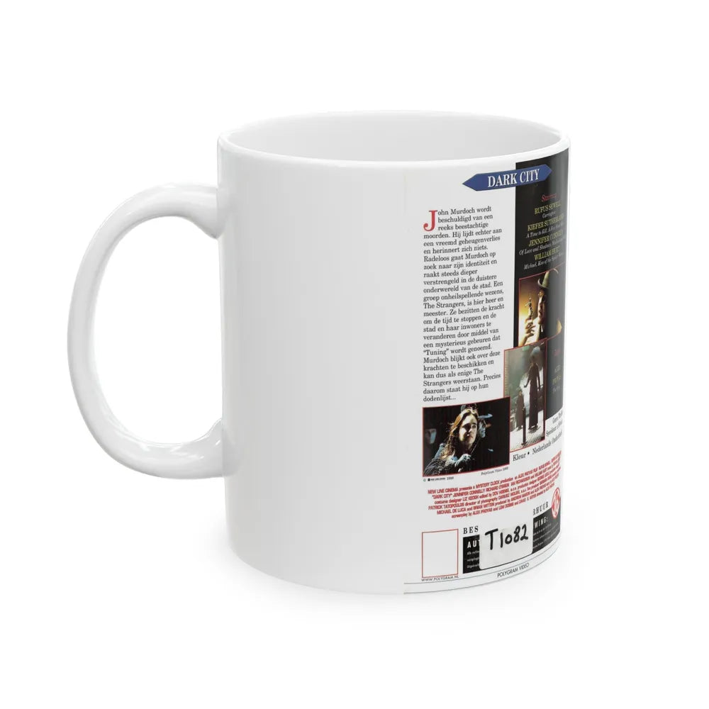 DARK CITY (VHS COVER) - White Coffee Mug-Go Mug Yourself