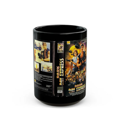 DARK DAY EXPRESS (VHS COVER) - Black Coffee Mug-15oz-Go Mug Yourself