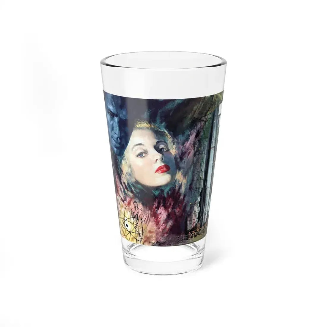 Dark Dominion part one, Collier's, April 2, 1954 - Pint Glass 16oz 16oz - Go Mug Yourself
