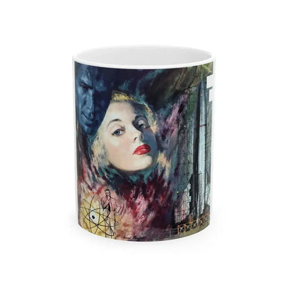 Dark Dominion part one, Collier's, April 2, 1954 - White Coffee Mug 11oz - Go Mug Yourself