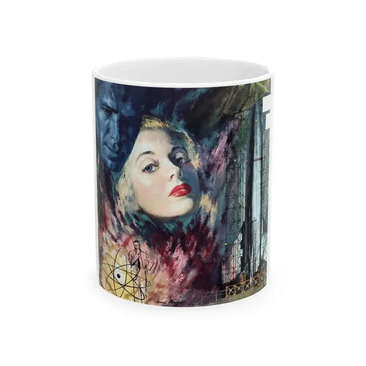 Dark Dominion part one, Collier's, April 2, 1954 - White Coffee Mug 11oz - Go Mug Yourself