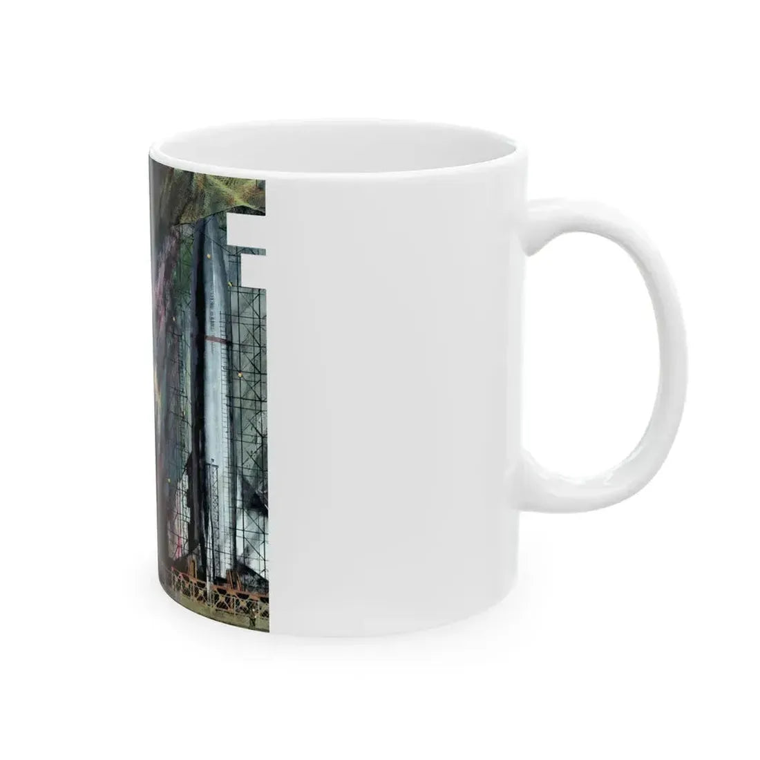 Dark Dominion part one, Collier's, April 2, 1954 - White Coffee Mug - Go Mug Yourself