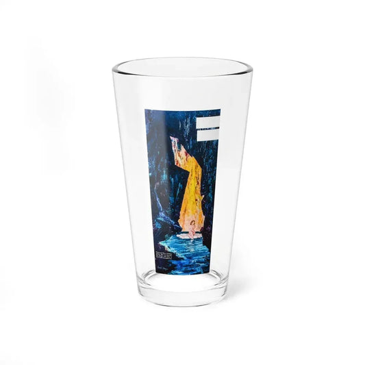 Dark Dominion part two, Collier's Magazine, April 30, 1954. Art by David Berger - Pint Glass 16oz 16oz - Go Mug Yourself