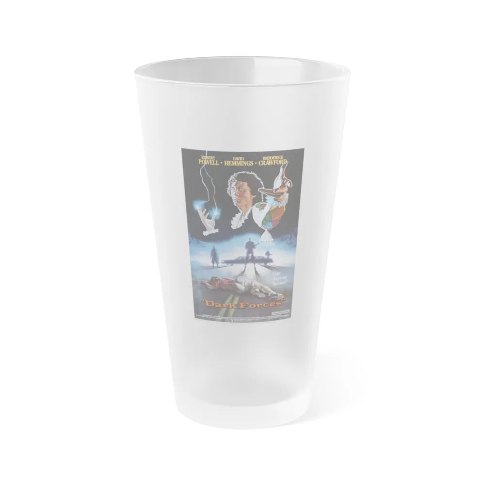 DARK FORCES (HARLEQUIN) 1980 Movie Poster - Frosted Pint Glass 16oz-Go Mug Yourself